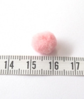 Perzik roze pompom 10mm