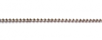 Antiek zilveren ball chain/ bolletjes ketting 1.5mm