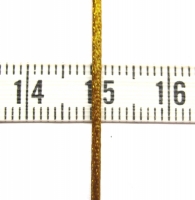 Goud satijnkoord 1mm