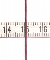 Donkerbruin elastiek koord 0.8mm