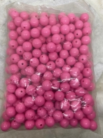 Acryl kralen rond 16mm roze (210 stuks)