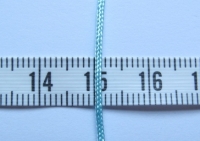 Hemelsblauw nylon koord 1 mm
