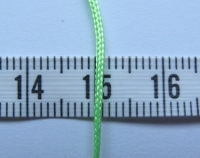 Lime groen nylon koord 1mm
