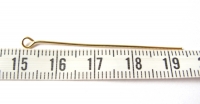 Gouden kettelstiften 45 mm lang zakje van 25 stuks