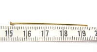 Gouden nietstiften 45 mm lang zakje van 25 stuks