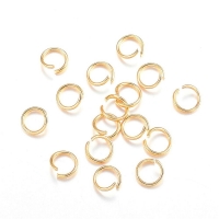 Buig ring RVS 304 goud 5mm (per 10 stuks)