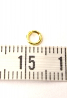 Gouden buig ringetjes 4mm (1000 stuks)