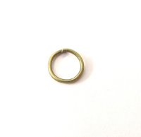Bronzen buig ringetje 6 mm zakje 20 stuks