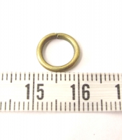 Bronzen buig ringetje 10 mm zakje 10 stuks