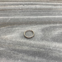 Antiek zilveren  split ringetjes 10mm(34 stuks)