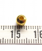 Gouden metalen kraal 5mm per zakje