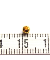 Gouden metalen kraal 3,2mm (1000 stuks)