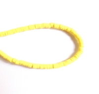 Katsuki kralen geel 4mm (per streng)