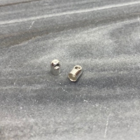 Eindkapje zilver 4x7mm (500 stuks)