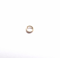 Buig ring RVS 304 goud 4mm (per 10 stuks)