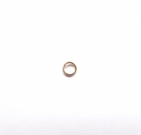 Buig ring RVS 304 goud 4mm (per 10 stuks)
