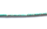 Jaspis tube kraal rond groen 13x4mm