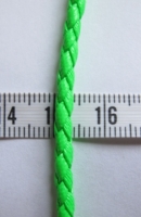 Groen gevlochten imitatie leer 3 mm