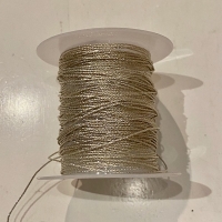 Nylon koord 0.8mm zilver en zilvergrijs (19,5 meter)