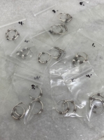 925 zilver Bali hoops 14mm (11 paar)