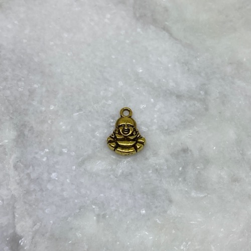 Gouden buddha bedel 14x11mm (252 stuks)