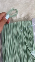 Mint groen elastiek/ elastisch nylon koord 1,2mm (130 meter)