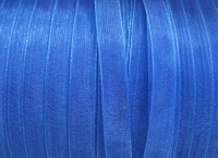 Kobaltblauw organza lint 6 mm