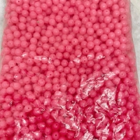 Acryl kralen rond 8mm roze (1700 stuks)
