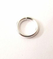 Zilveren buig ringetjes 10 mm zakje 10 stuks