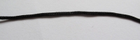 Zwart nylon koord 1 mm