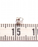 Zilveren kalotje voor 1.5mm ball chain ketting (2 stuks)