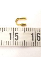 Gouden draadbeschermers 5x5mm zakje 10 stuks