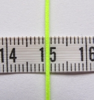 Neon geel elastiek koord 0.8mm