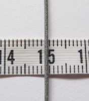 Antraciet elastiek koord 0.8mm