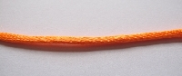 Fel oranje satijn koord 2mm