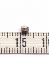 Zilveren metalen facet kraal buis 3x3mm (380 stuks)