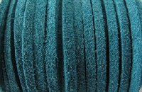 Teal imitatie suede 3mm (11 meter)