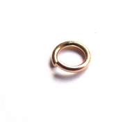 Gouden DQ buig ringetjes 6 mm (20 stuks)