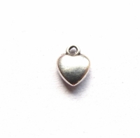 Zilveren DQ mini hartjes bedel 6mm